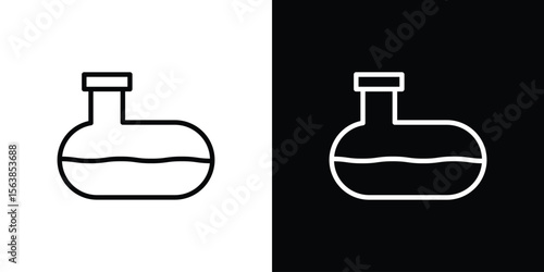 Sewerage tank icon for website, vector design template elegant style