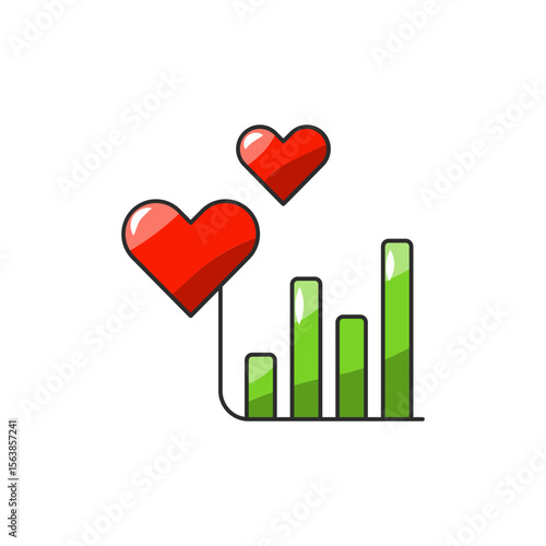 Organ Monitor Icon, Real-Time Liver Tracking Design.