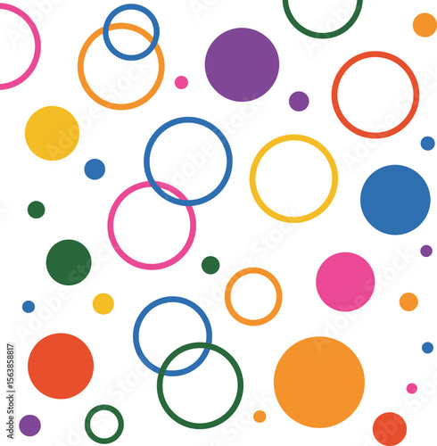seamless pattern with circles