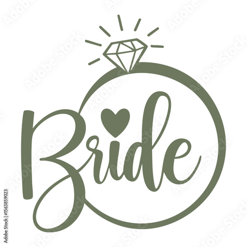 Bride Diamond Ring Heart Design