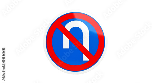 No U-Turn Sign: Red and Blue Circle Traffic Symbol, Driving Regulations, Road Safety, Highway Code Free Download No U-Turn Sign: Red and Blue Circle Traffic Symbol, Driving Regulations, Road Safety, Highway Code - GFXLoad