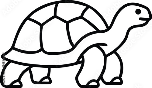  aldabra giant tortoise line arts 
