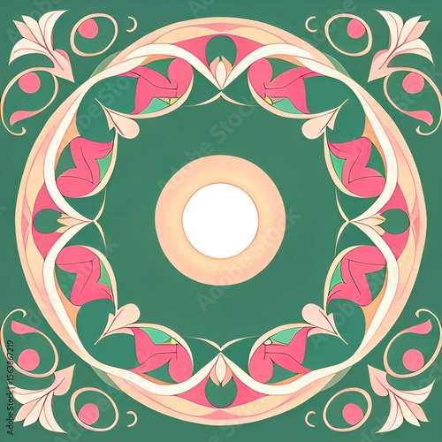 Abstract Geometric Pattern and Colorful Texture Background