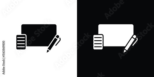 Blended learning icon of glyph style design vector pack