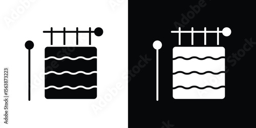 Handloom icon of glyph style design vector pack
