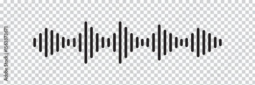  sound wave icon. Podcast soundwave line of voice. Record music player. Mobile talk track. Sound waves for voice message. Audio wave icon.