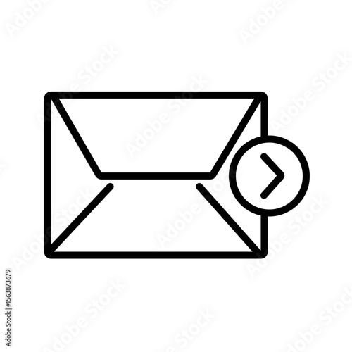 envelope opener vector icon