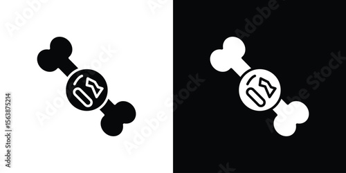 Multiple myeloma icon of glyph style design vector pack