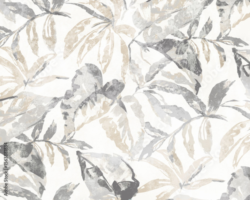 Wallpaper Mural seamless floral pattern Torontodigital.ca