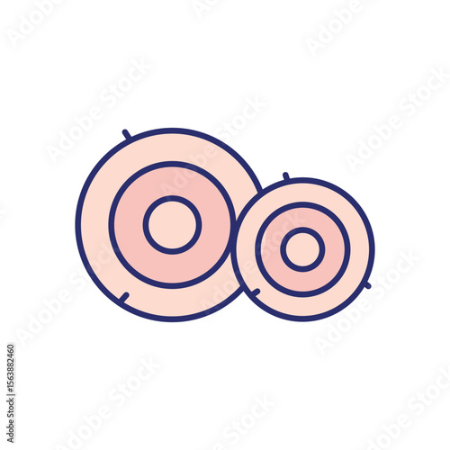 Hay Bale Vector icon
