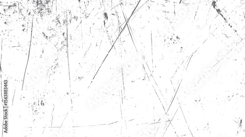 Grunge scratched texture with damaged surface lines. Abstract chaotic pattern for visuals. Ideal for retro and alternative design use.