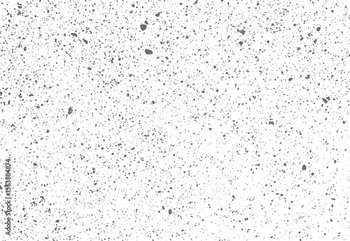 Dust splatter texture background with grunge noise. Abstract speck effect design overlay. Ideal for worn layout and print surfaces.
