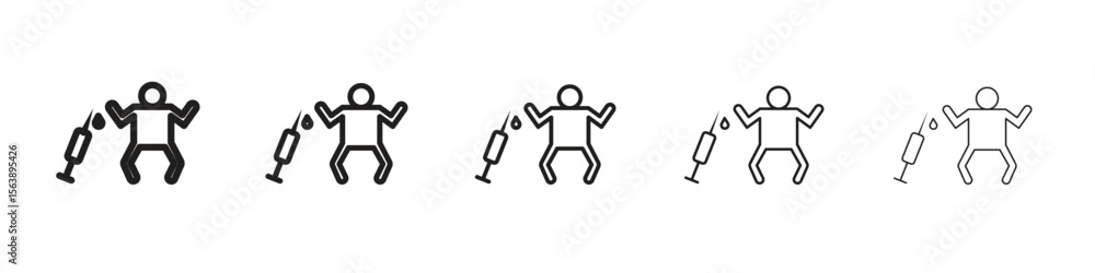 Baby Vaccination icons. simple and modern vector icon designs Baby Vaccination icons. simple and modern vector icon designs