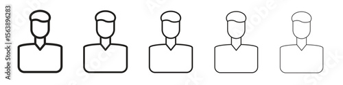 Cashier icons. simple and modern vector icon designs