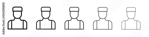 Concierge icons. simple and modern vector icon designs