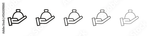 Inheritance law icons. simple and modern vector icon designs
