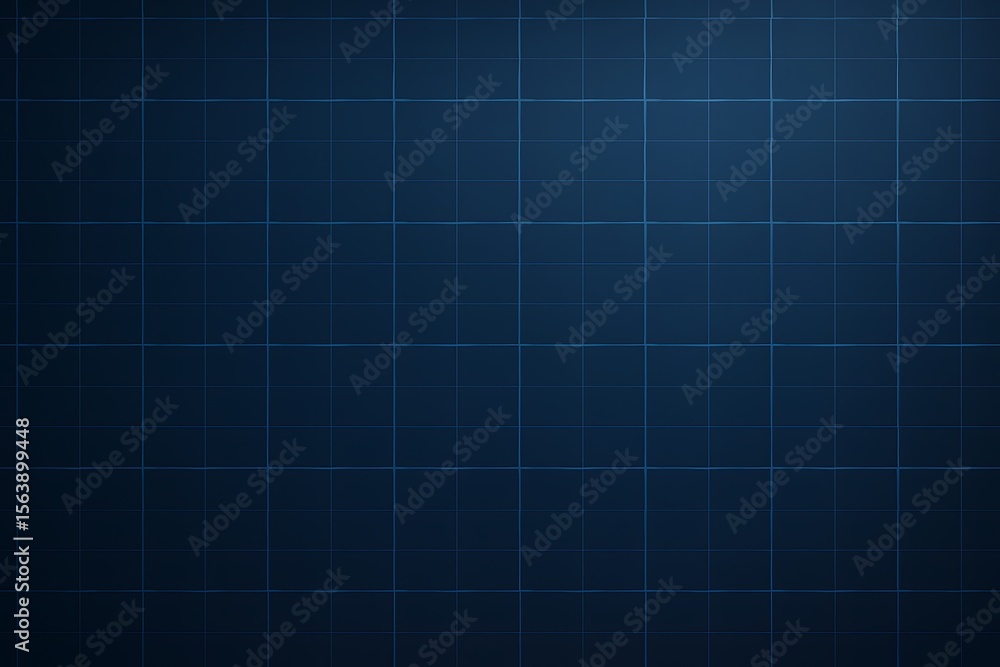 Dark blue grid background with subtle gradient and soft lighting