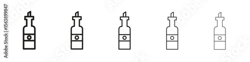 Olive oil icons. simple and modern vector icon designs
