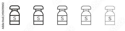 Solvent icons. simple and modern vector icon designs