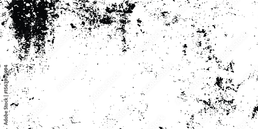 Obraz premium Rustic grunge texture with grain and stains Abstract noise background. Close-up of distressed ink paint texture. Rough black and white distressed vector texture. High-resolution, Abstract background. 