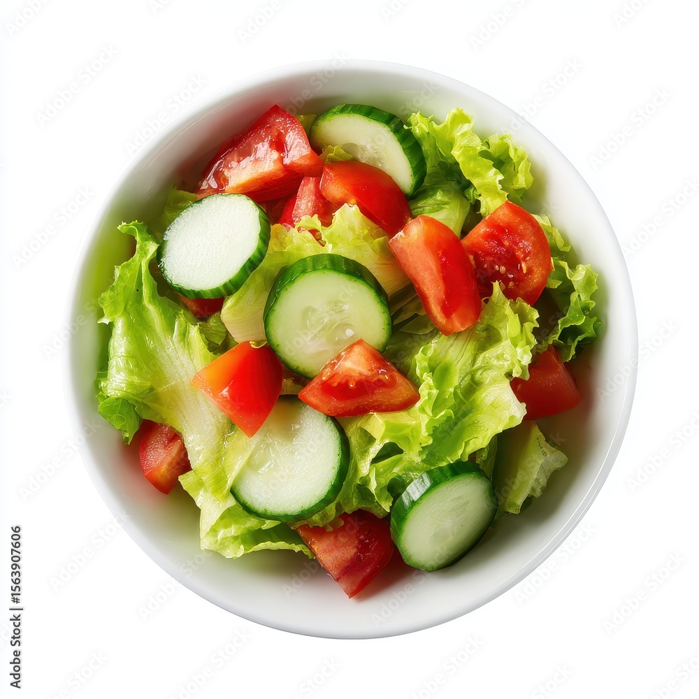 A white bowl filled with a salad of cus, tomatoes and cus A white bowl filled with a salad of cus, tomatoes and cus