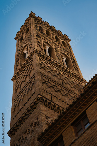 Wallpaper Mural View of the Mudejar tower of the Church of San Gil in Zaragoza, Spain. Torontodigital.ca