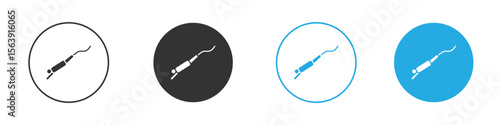 Bungee jumping icon solid style. Flat vector illustration.