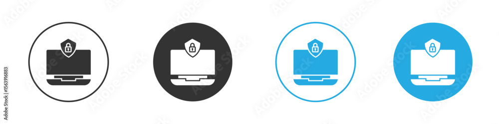 Fototapeta premium Computer security icon