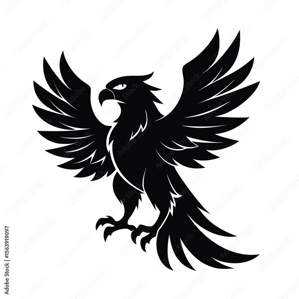 Fototapeta premium American Eagle Vector | Patriotic Icon for USA-Themed Designs