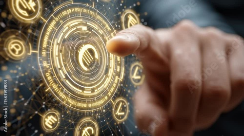 hand holding a gold compass