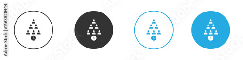 Ponzi scheme icon