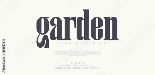 Graden Elegant luxury font alphabet logo. Typography decoration fonts for branding, wedding, logos. vector illustration