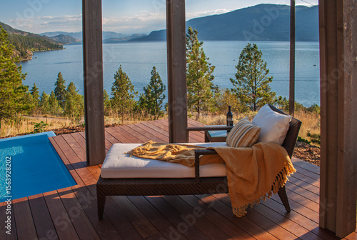 Display home Okanagan lake BC Canada
