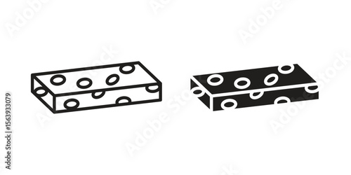 Halva icon solid style. Flat vector illustration.