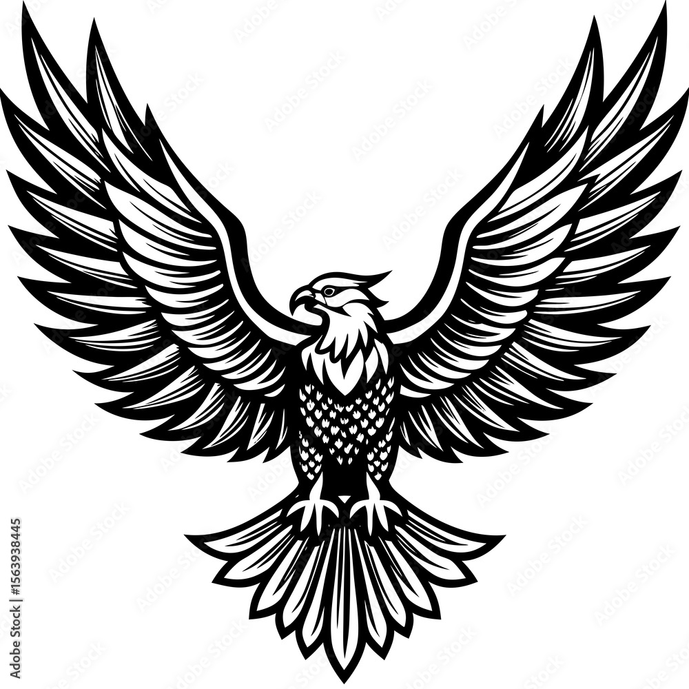 Obraz premium eagle with wings