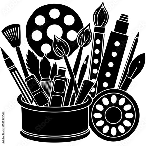 set of kitchen utensils