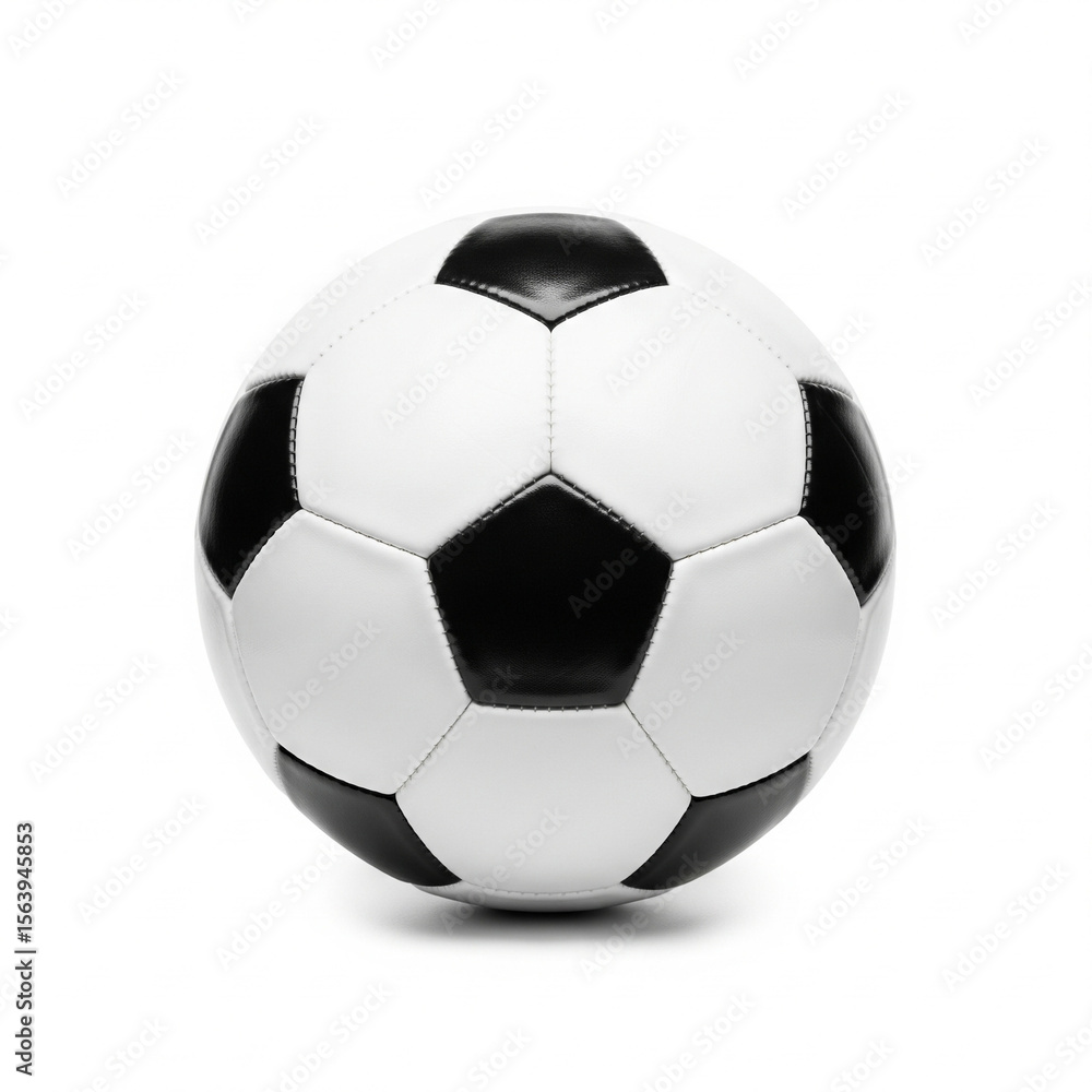 Fototapeta premium Soccer ball isolated on white background AI generated
