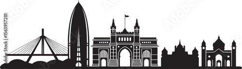 Bandra Worli Sea Link Gateway of India Chhatrapati Shivaji Terminus Mumbai Icon India Landmark