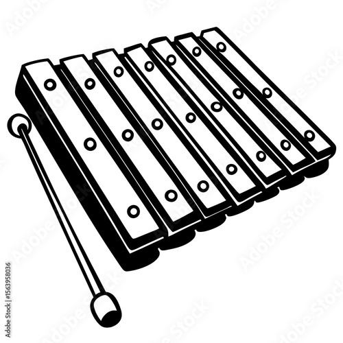 set of metal screws