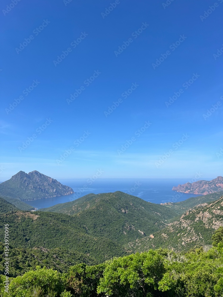 Fototapeta premium view from the mountain