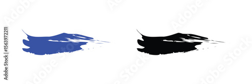 Analog touch material. The texture of the brush is beautiful. Wave pattern . Vector Illustration . 