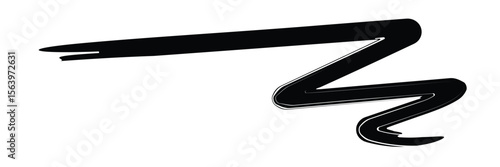 Analog touch material. The texture of the brush is beautiful. Wave pattern . Vector Illustration . 