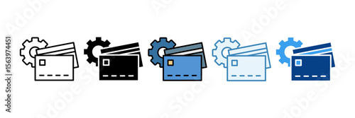 Debt Management  Icon Set Multiple Style Collection