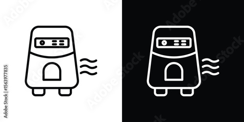 Air purifier icon. Simple thin line, outline vectors