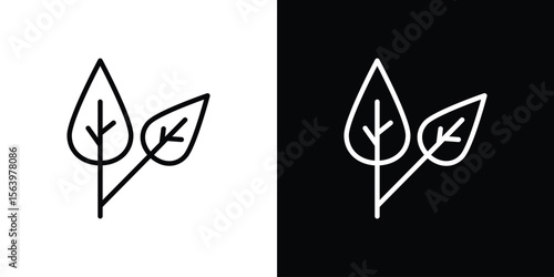 Basil icon. Simple thin line, outline vectors