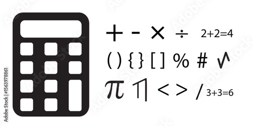 Calculator with Mathematical Symbols