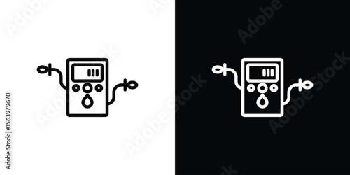 Dialysis icon. Simple thin line, outline vectors