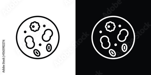Leukemia icon. Simple thin line, outline vectors