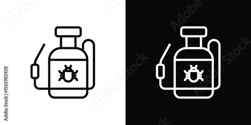 Pesticide icon. Simple thin line, outline vectors