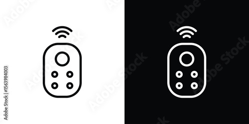 Remote control icon. Simple thin line, outline vectors